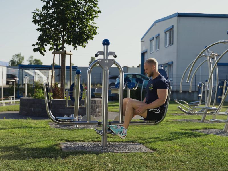 Stainless Steel Outdoor Gym Equipment Gym Fab
